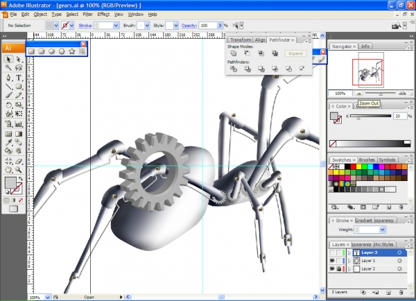 Creation of Brass Gear Spider: Step 18